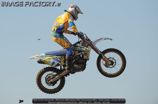 2009-10-03 Franciacorta - Motocross delle Nazioni 0597 Free practice MX2 - Swian Zanoni - Honda 250 BRA